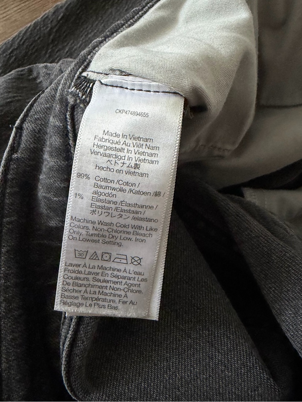 Madewell Perfect Vintage Wide Leg Crop Jeans Womens 30 Gray High Rise Raw Hem - Picture 5 of 12